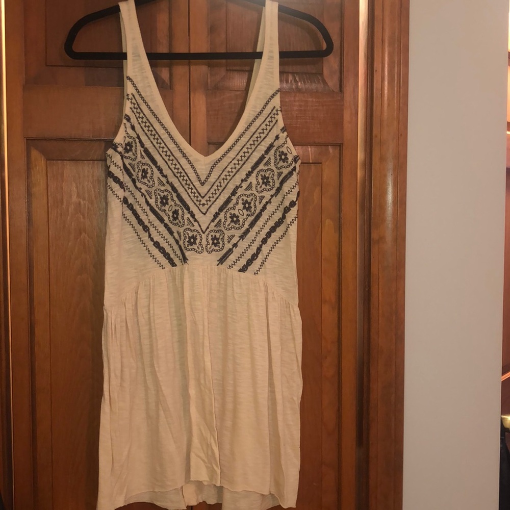Cream beaded dress